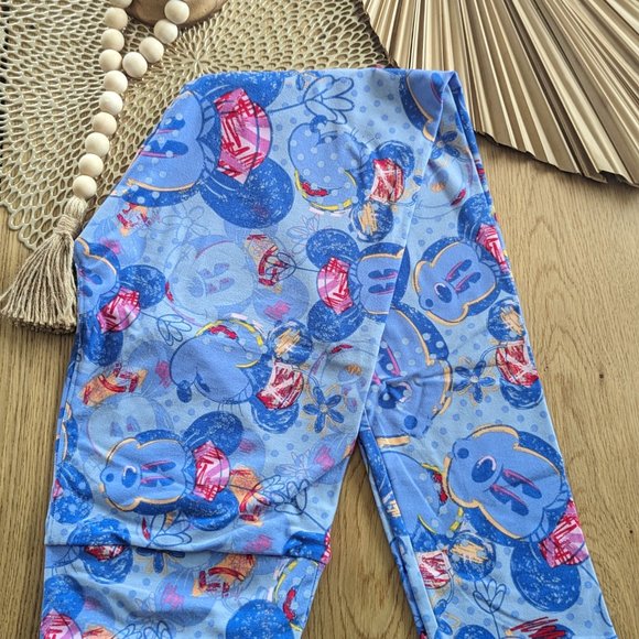 Lularoe One Size Mickey Mouse Leggings - Picture 2 of 5